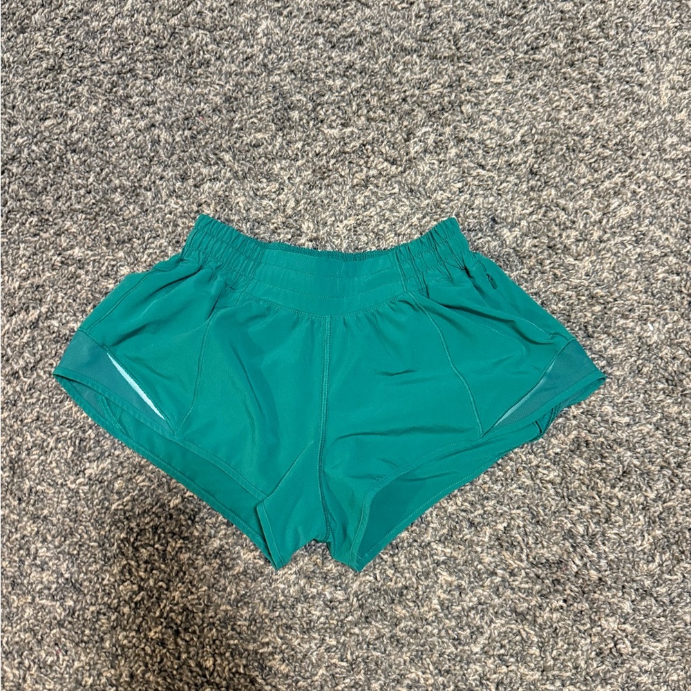 Lululemon Athletica Vibrant Green Athletic Shorts